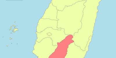 Mapa de Taiwán, kaohsiung