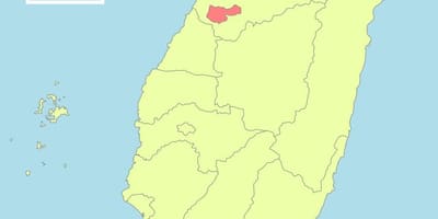 Mapa de Taiwán, taichung