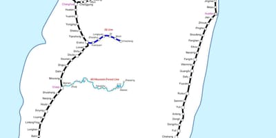 Mapa de Taiwán lrt