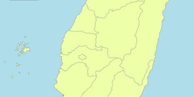 Taiwán mapa taoyuan